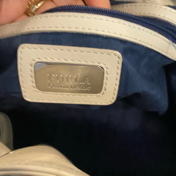 Furla Taupe Leather Top Handle Bag. Great used condition. Preloved - Picture 10 of 15